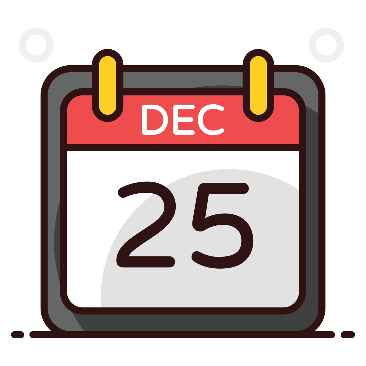 christmas date icon