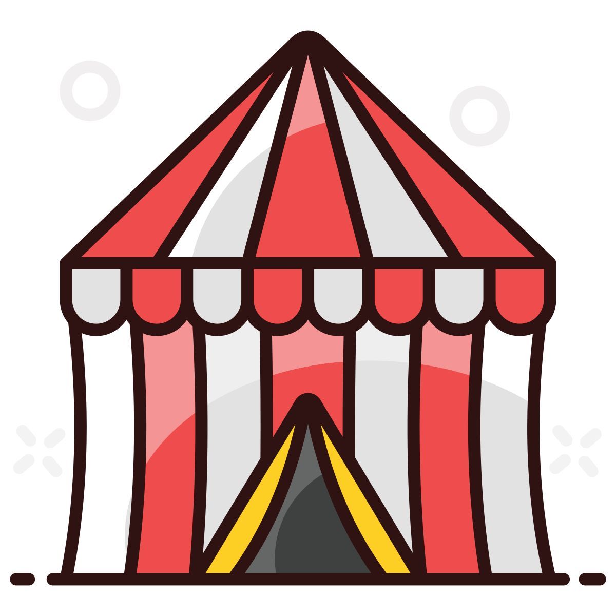 circus tent icon