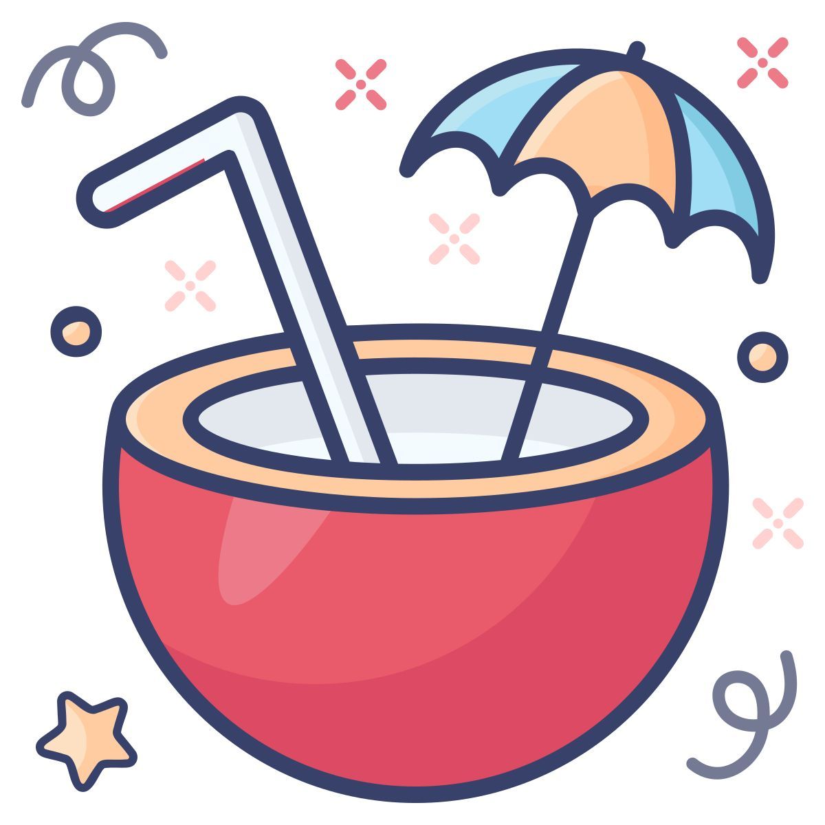 coconut juice icon
