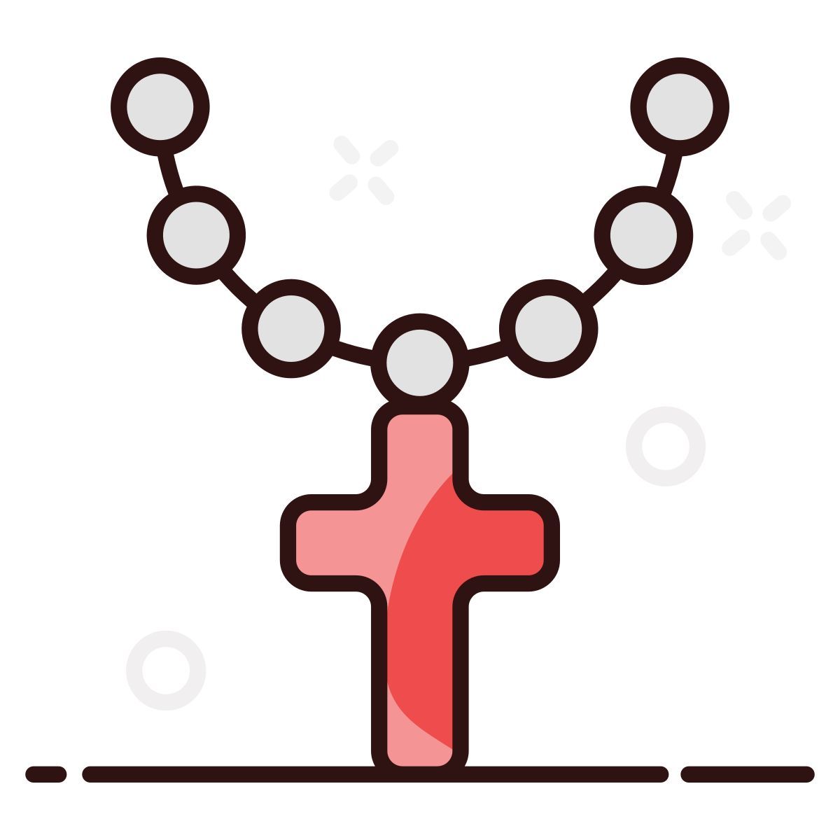 cross necklace icon