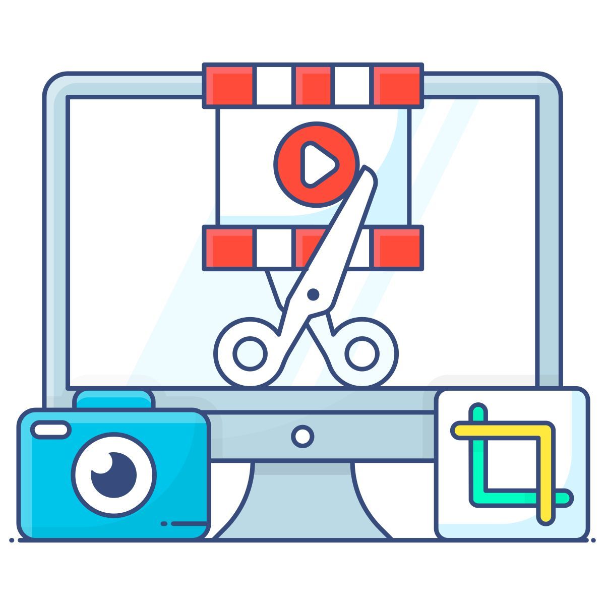 cut video icon