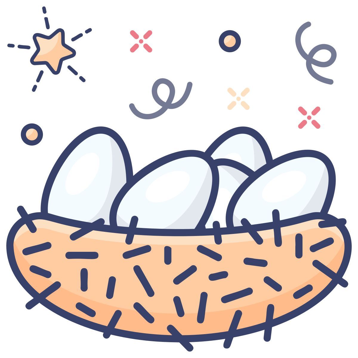eggs nest icon