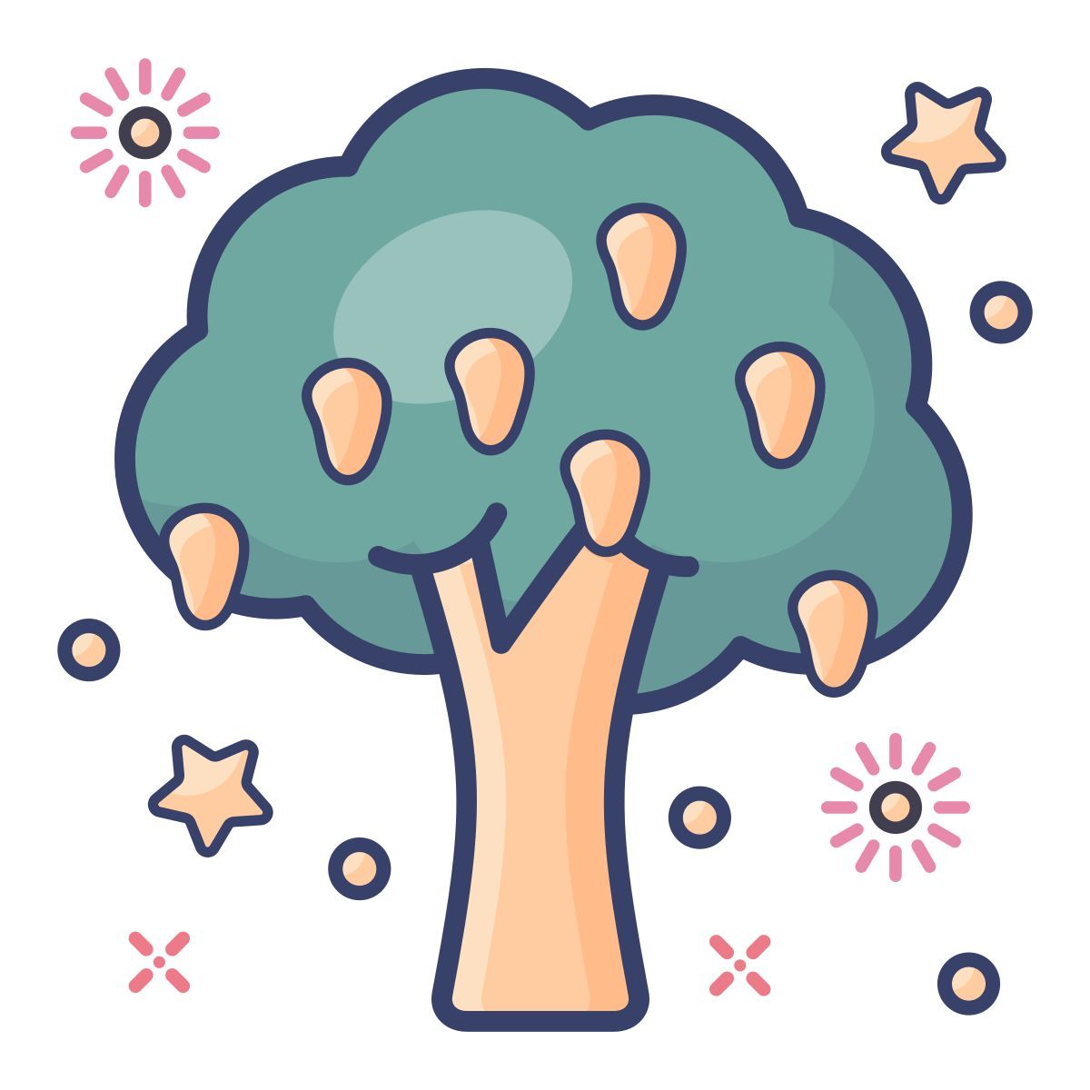 fruit tree icon