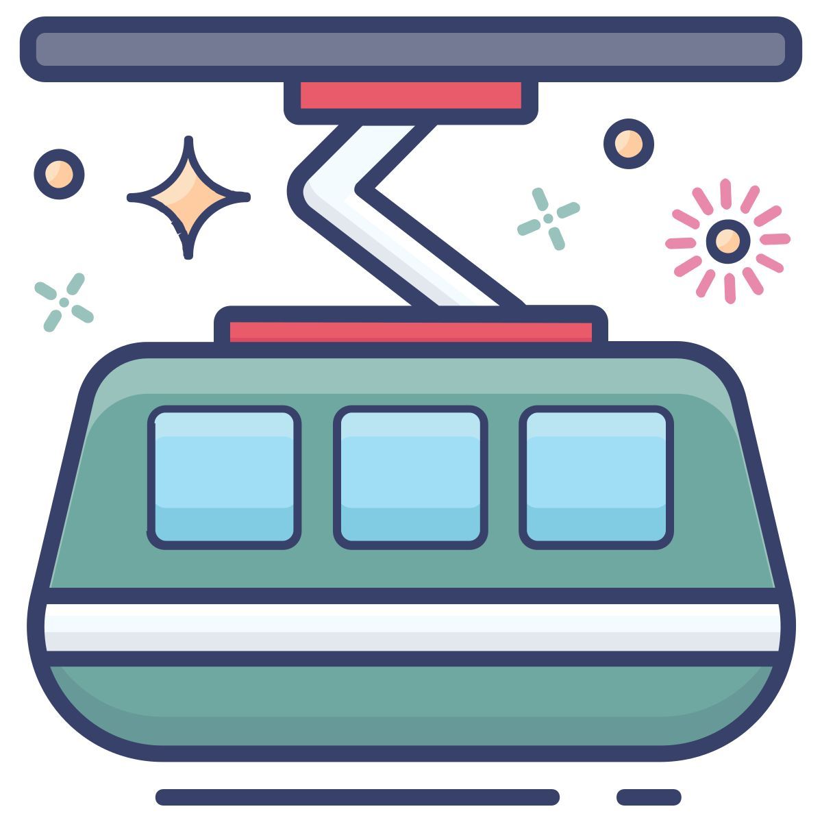 funicular railway icon