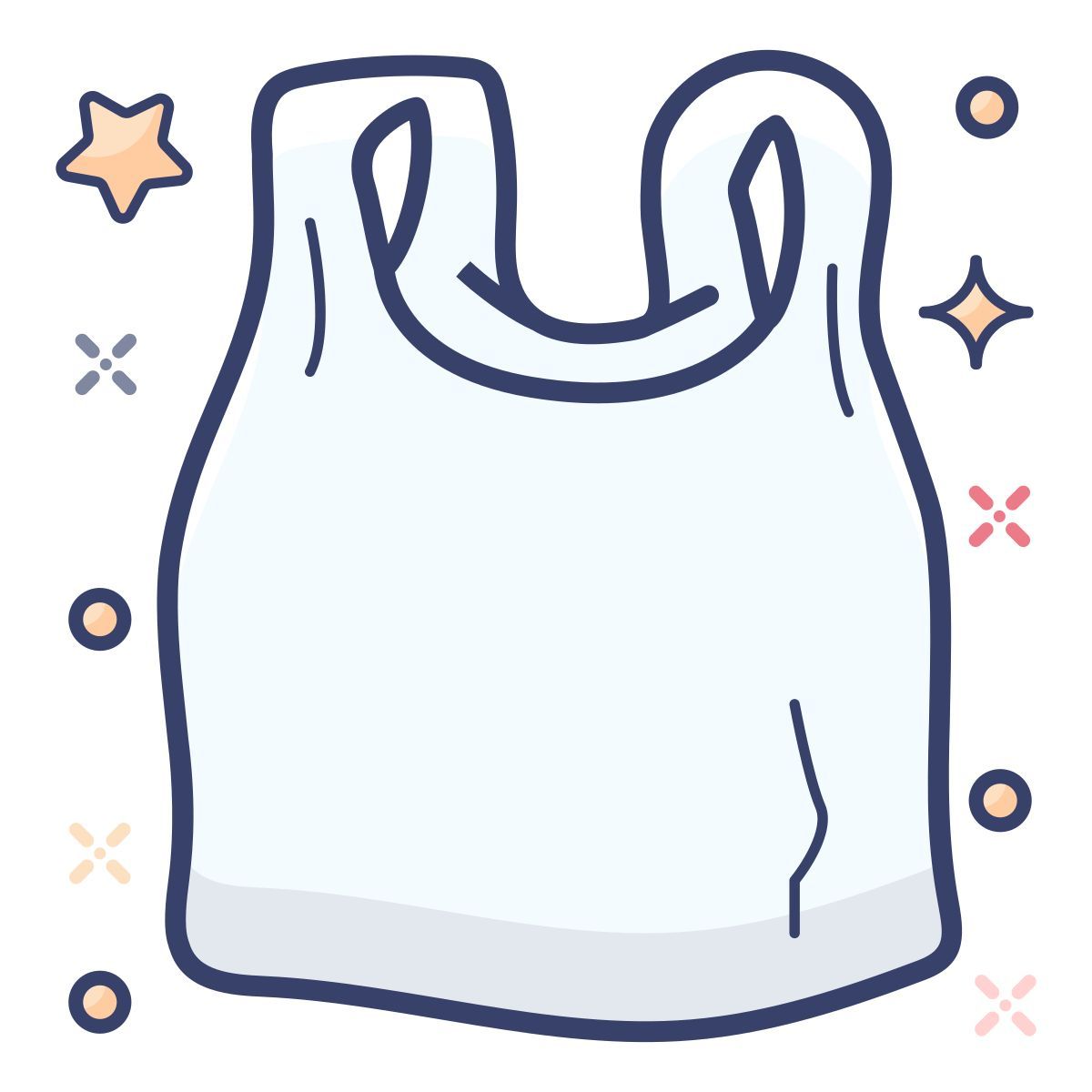 plastic bag icon
