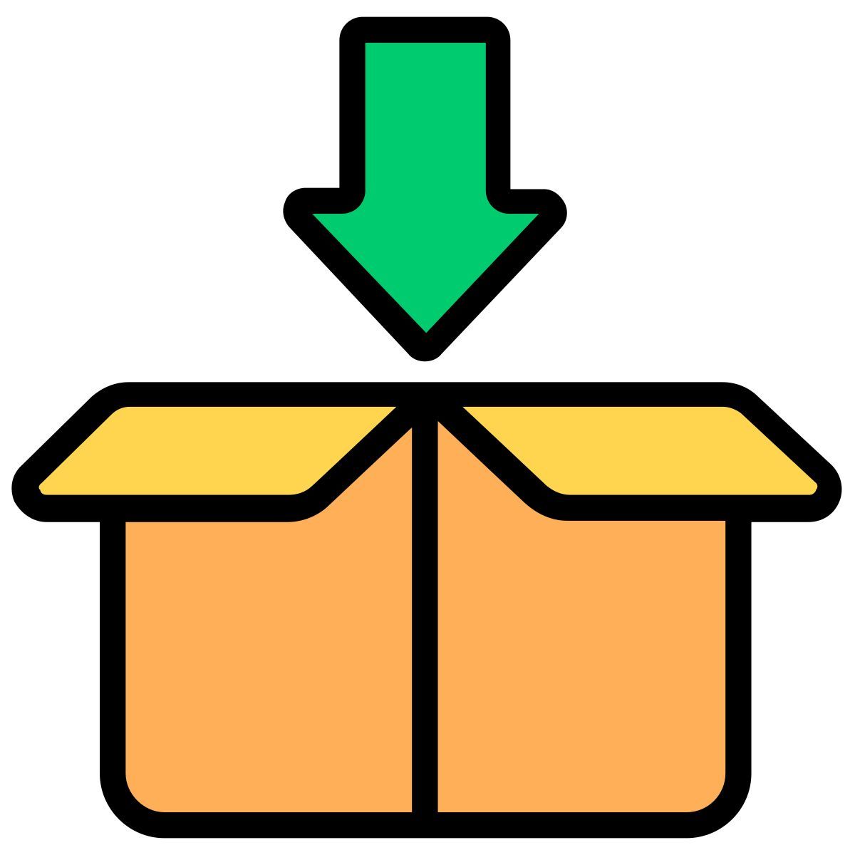 put in box icon