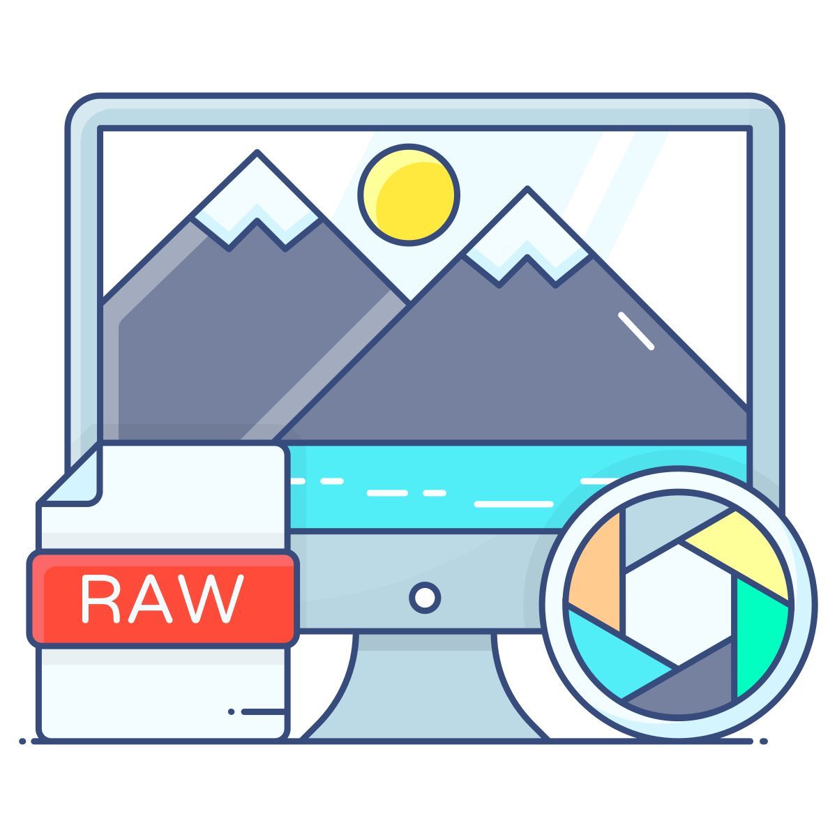 raw images icon