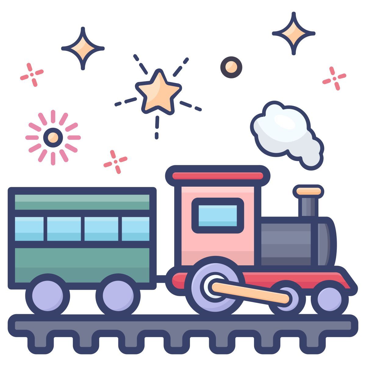 rail transport icon