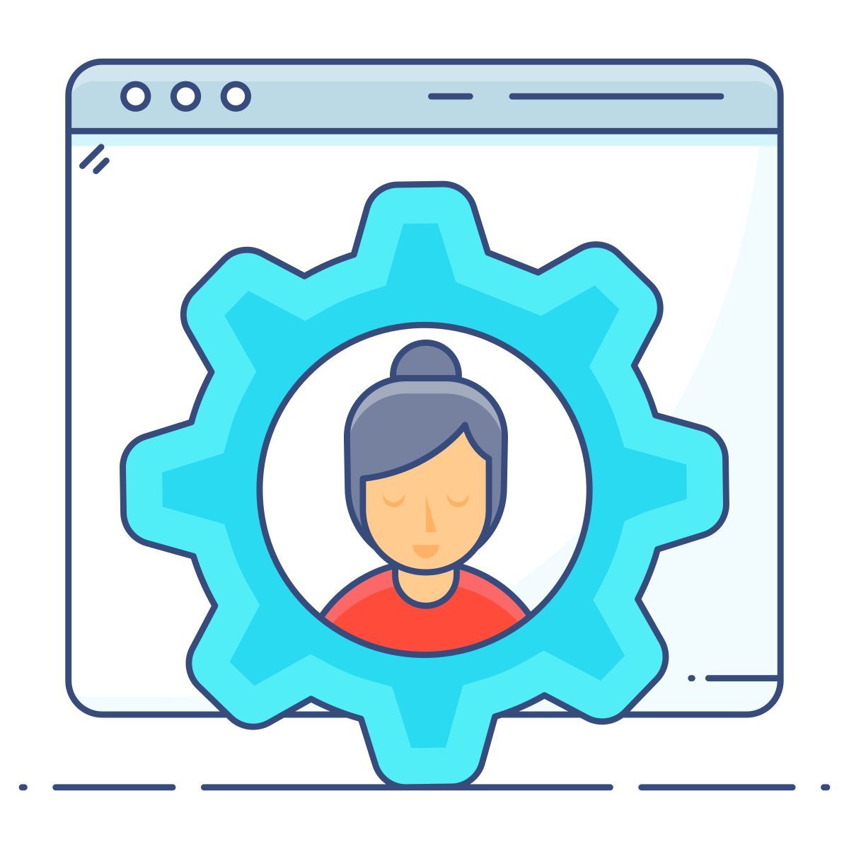 paramètres du profil utilisateur icon