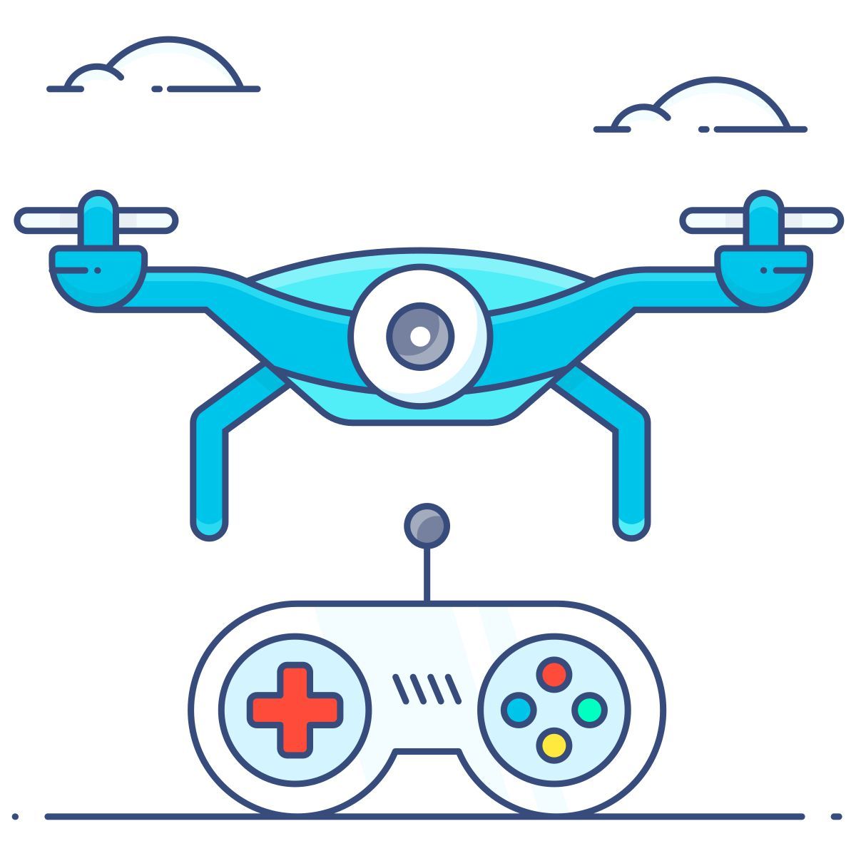 camera drone icon
