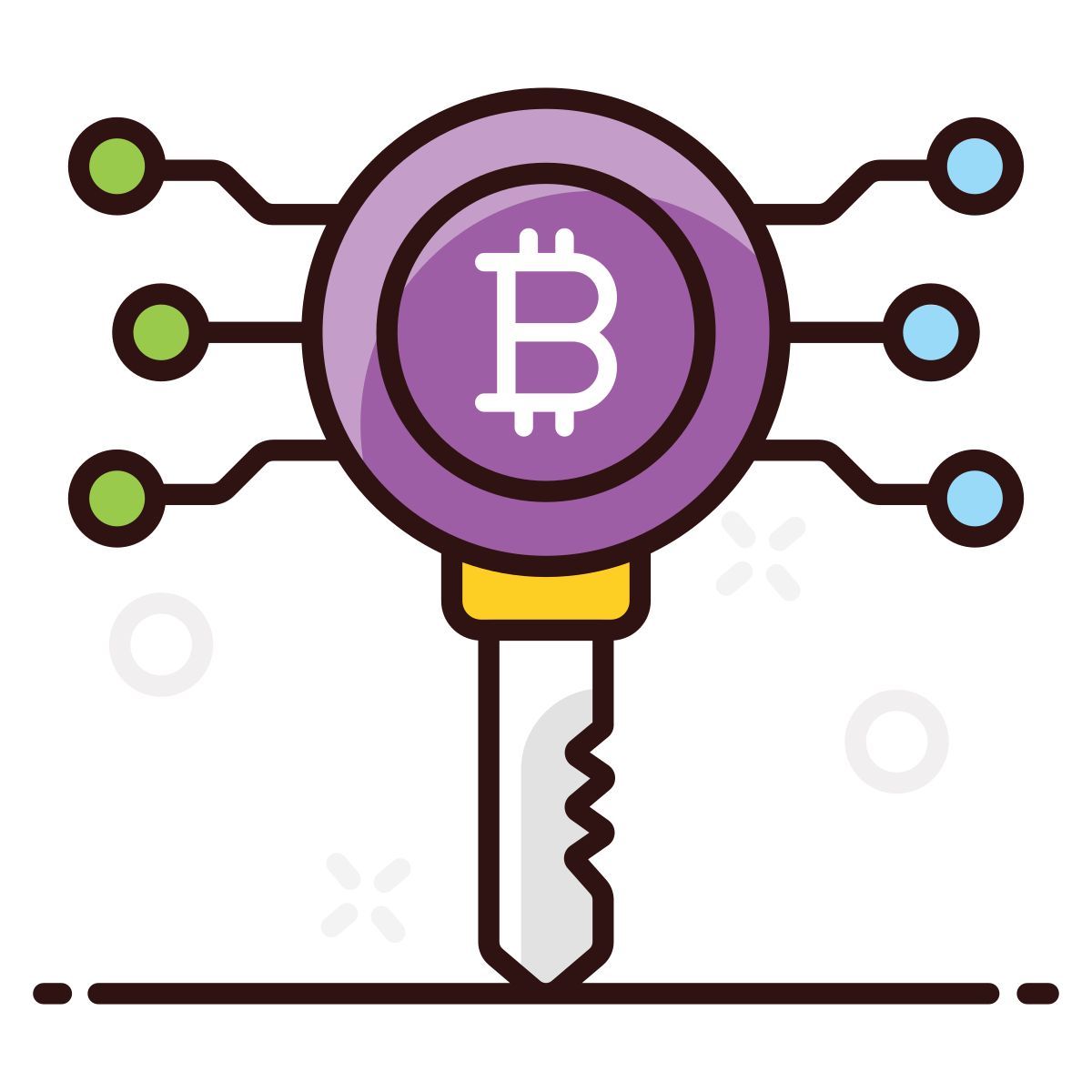 clé numérique icon