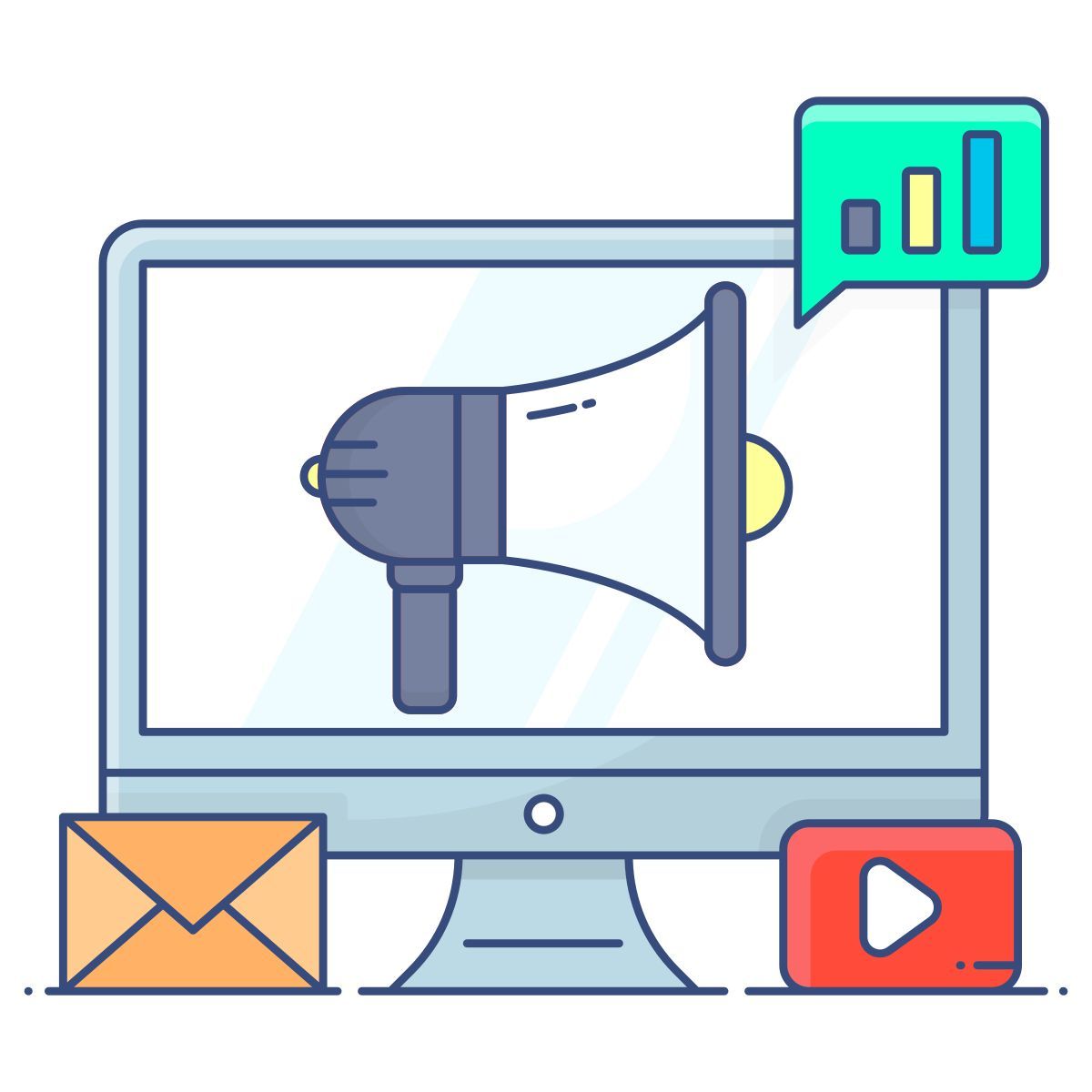 marketing digital icon