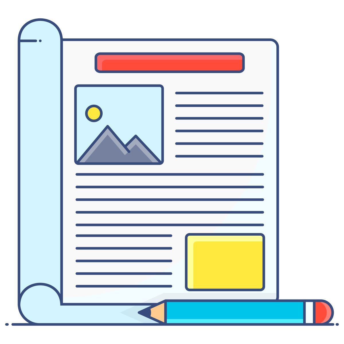 editorial design icon