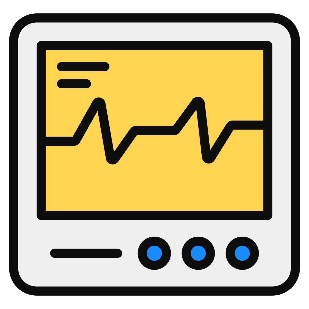 electrocardiogram icon