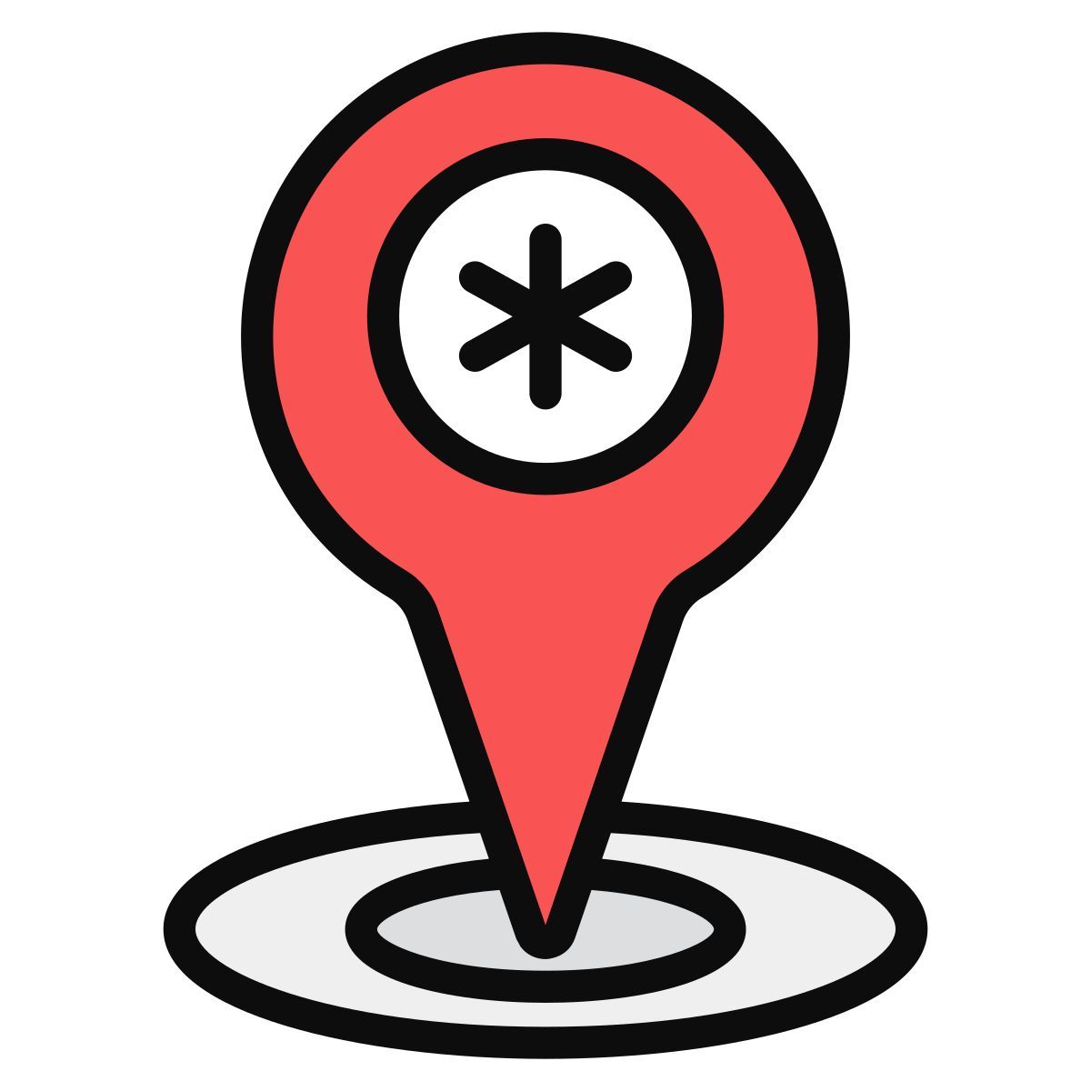 pointeur de carte icon