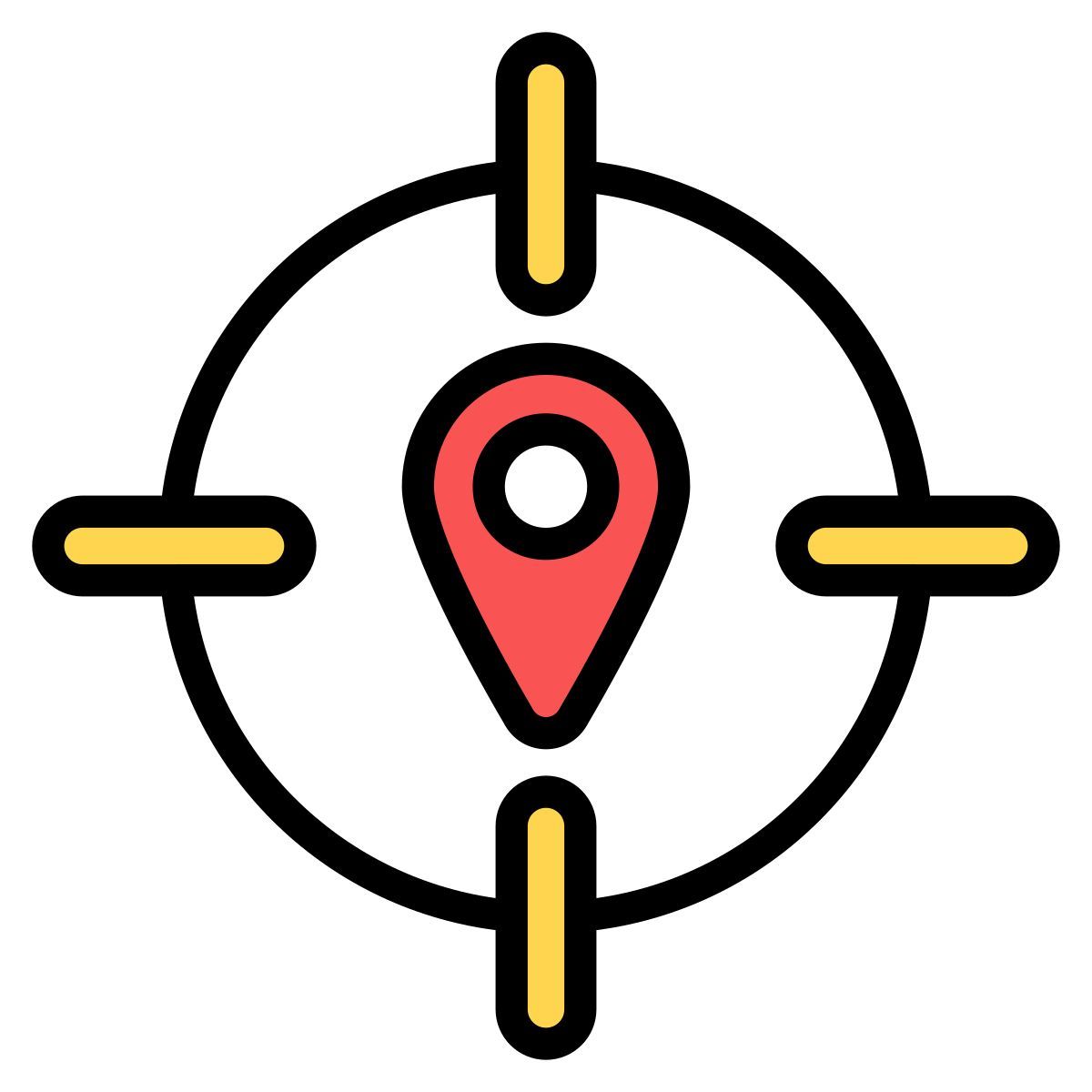emplacement de recherche icon