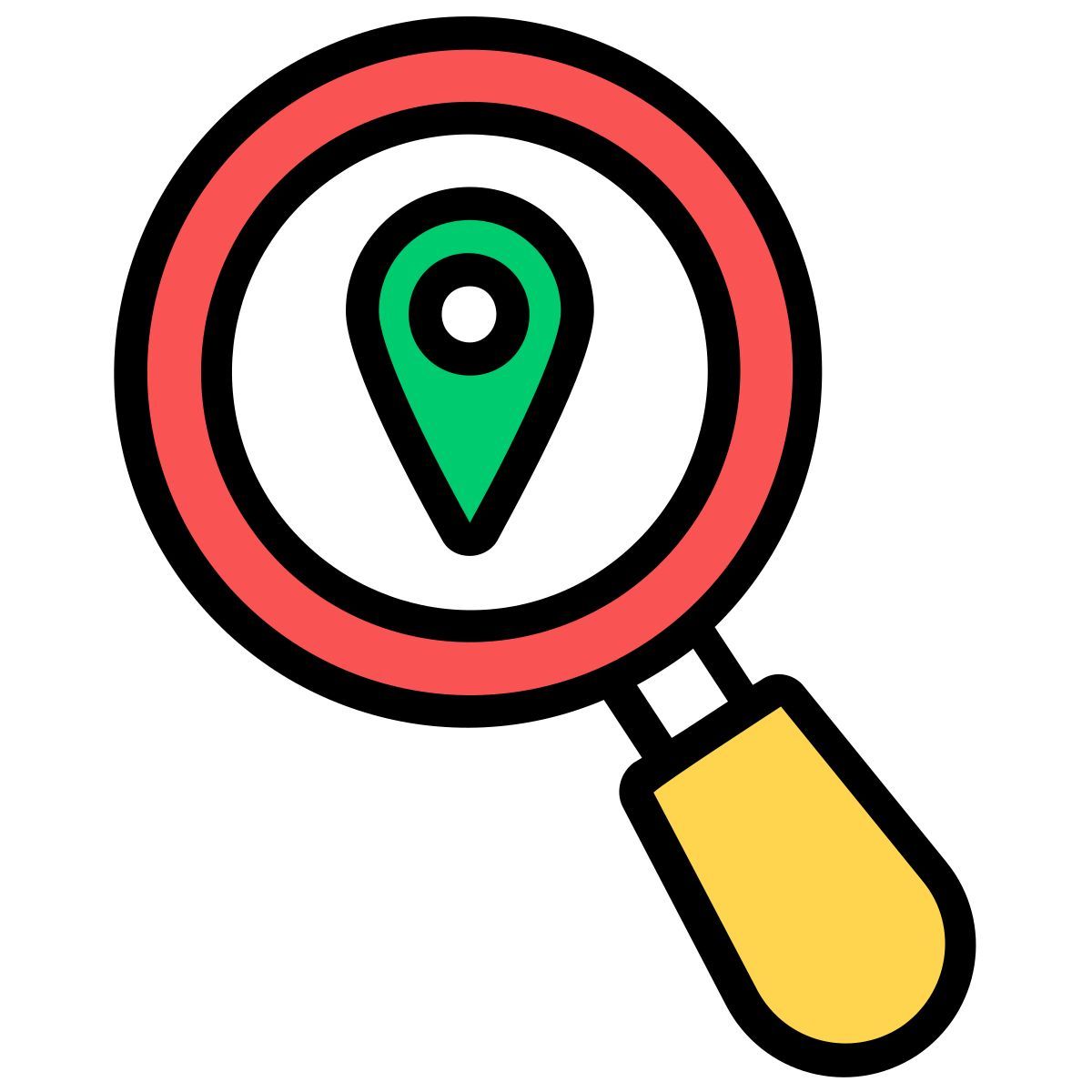 emplacement de recherche icon