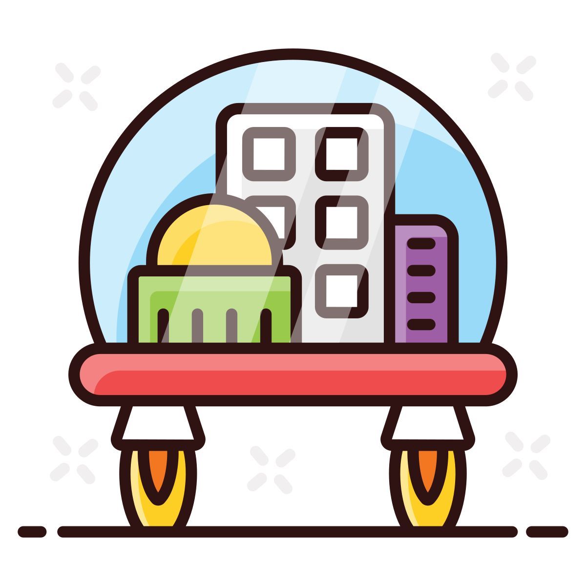 space colony icon