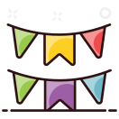 external bunting-party-and-celebrations-smashingstocks-outline-color-smashing-stocks icon