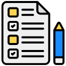 external questionnaire-online-education-smashingstocks-outline-color-smashing-stocks icon