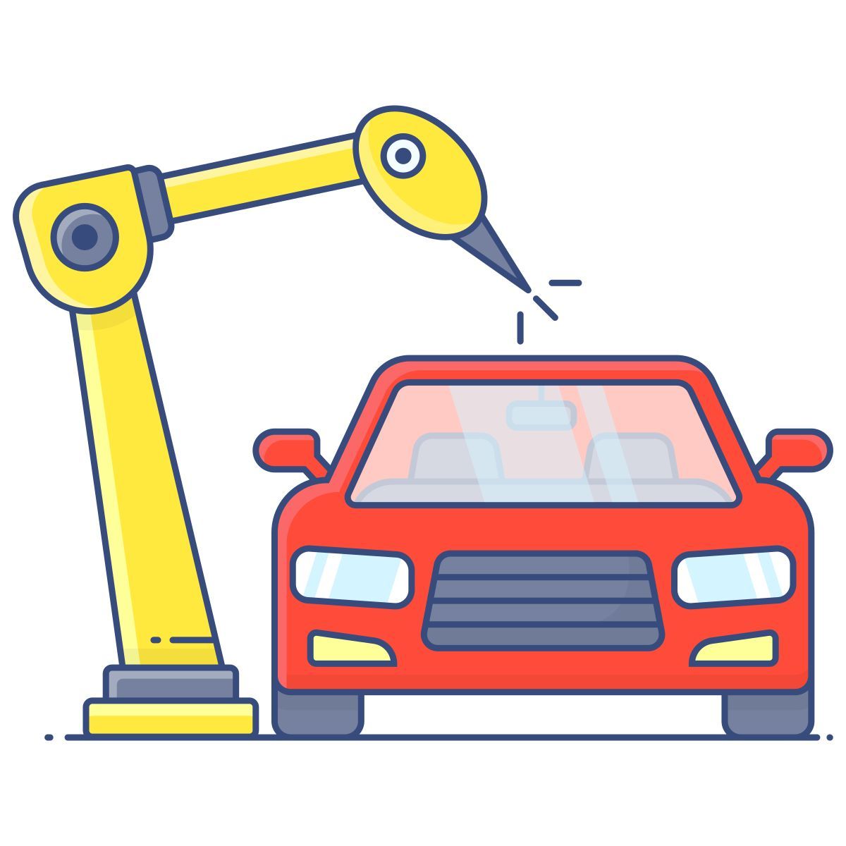 assembly line icon
