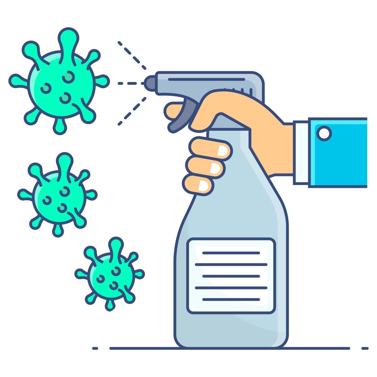 disinfectant icon