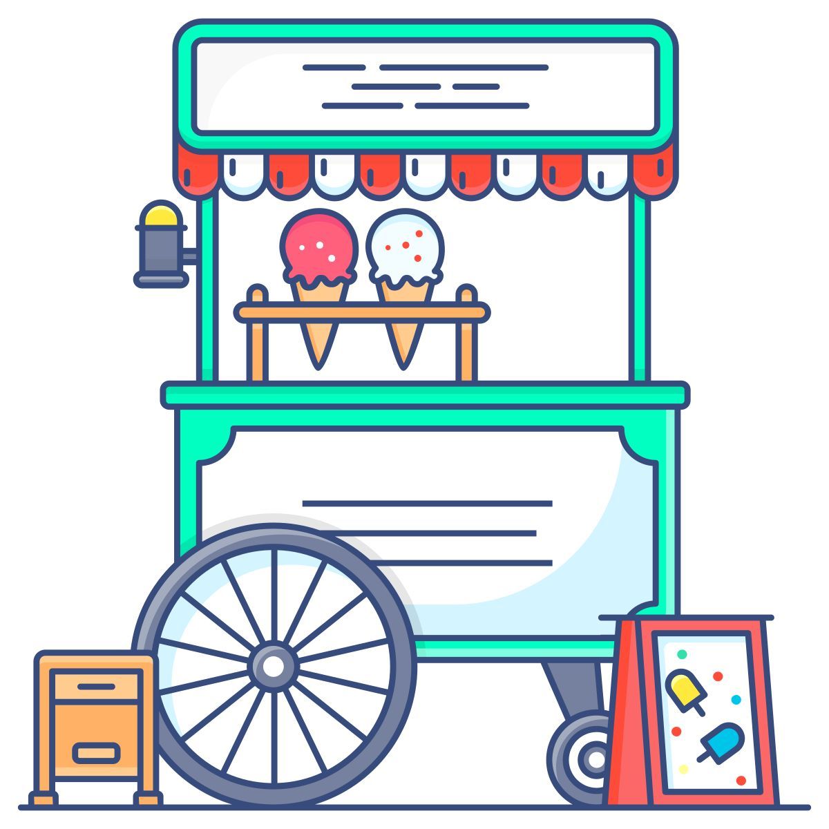 ice cream shop icon