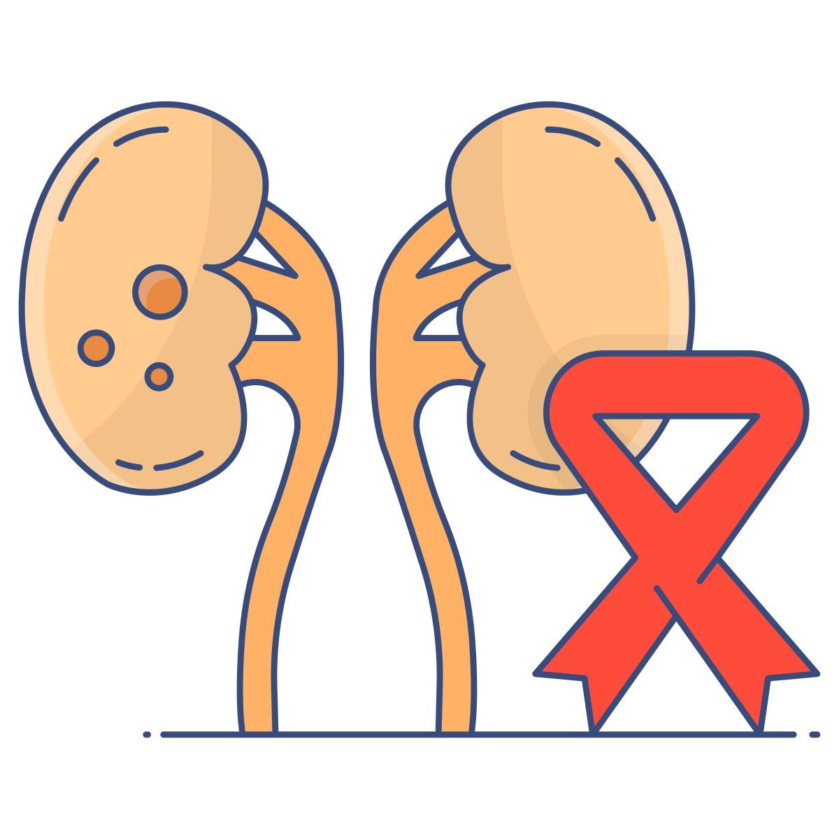 kidney cancer icon