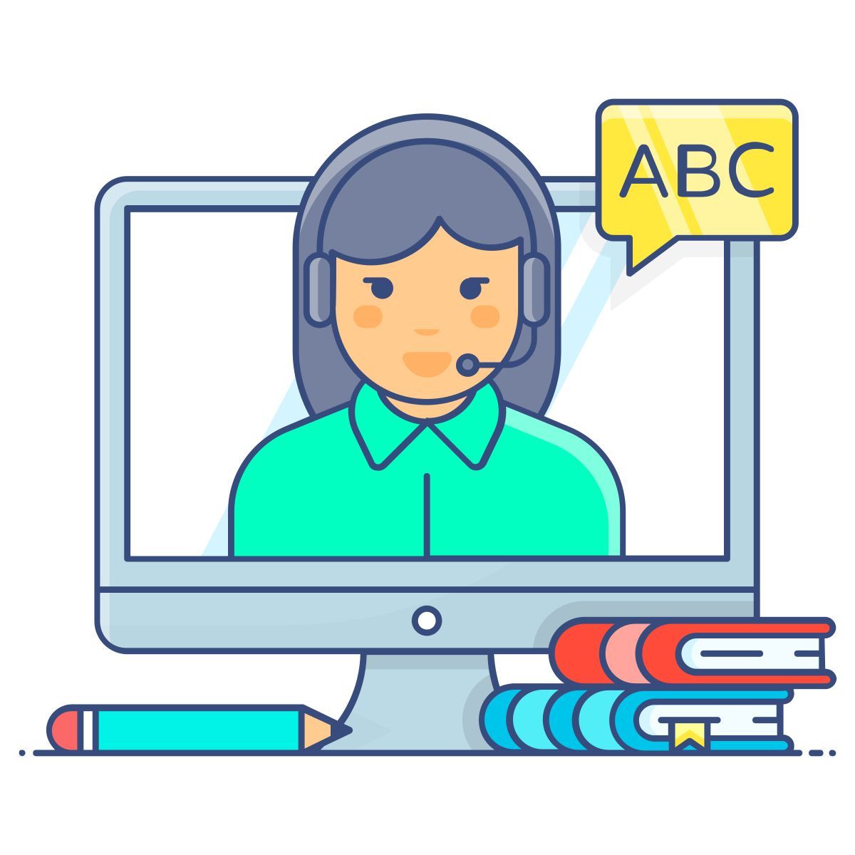 online lesson icon