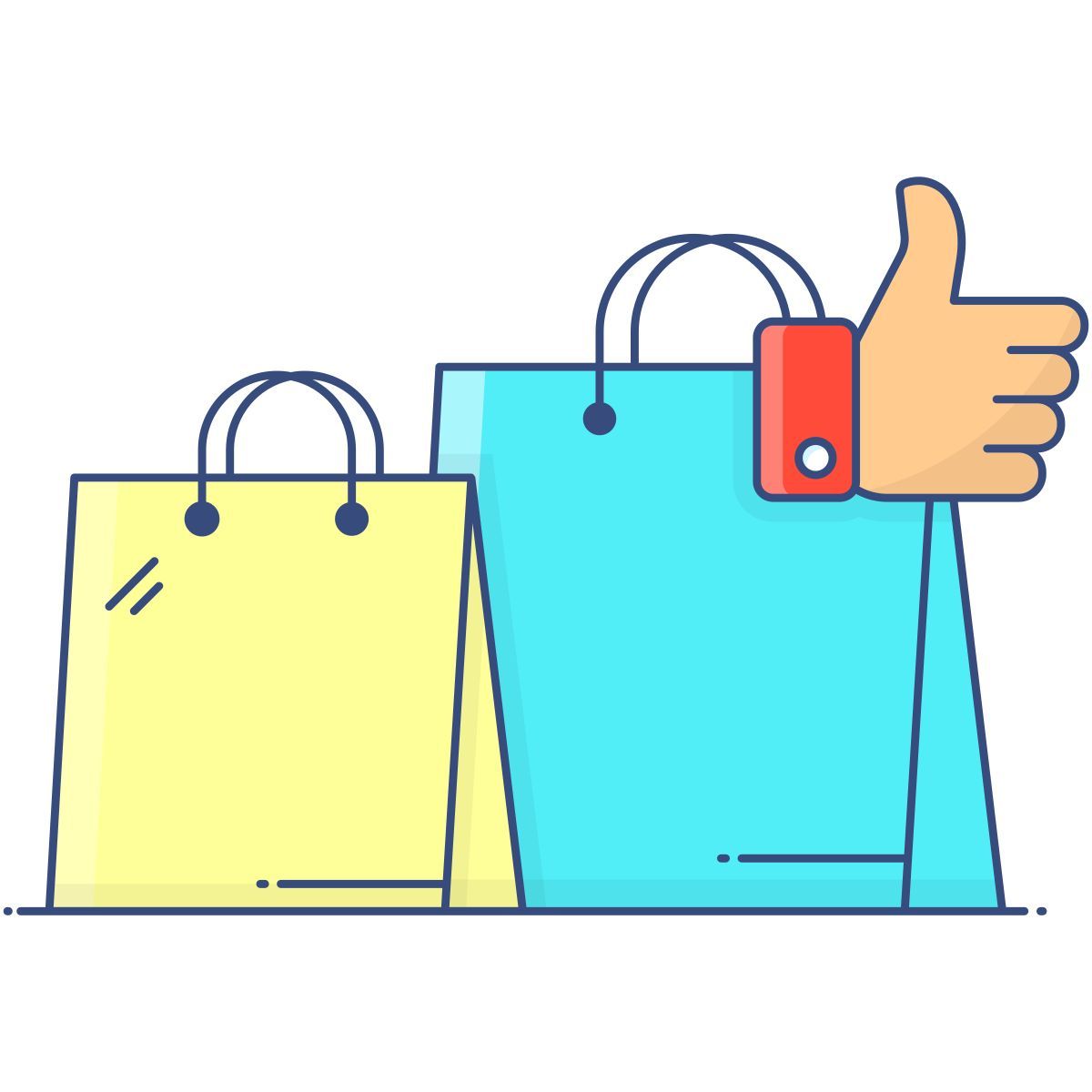shopping bags icon