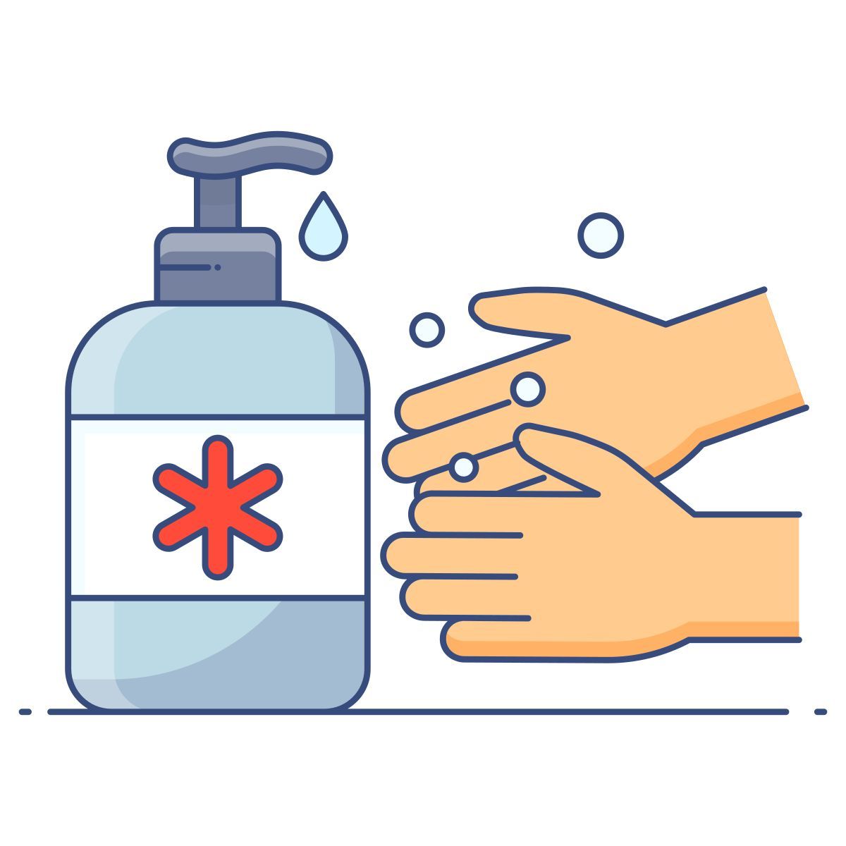 wash hands icon