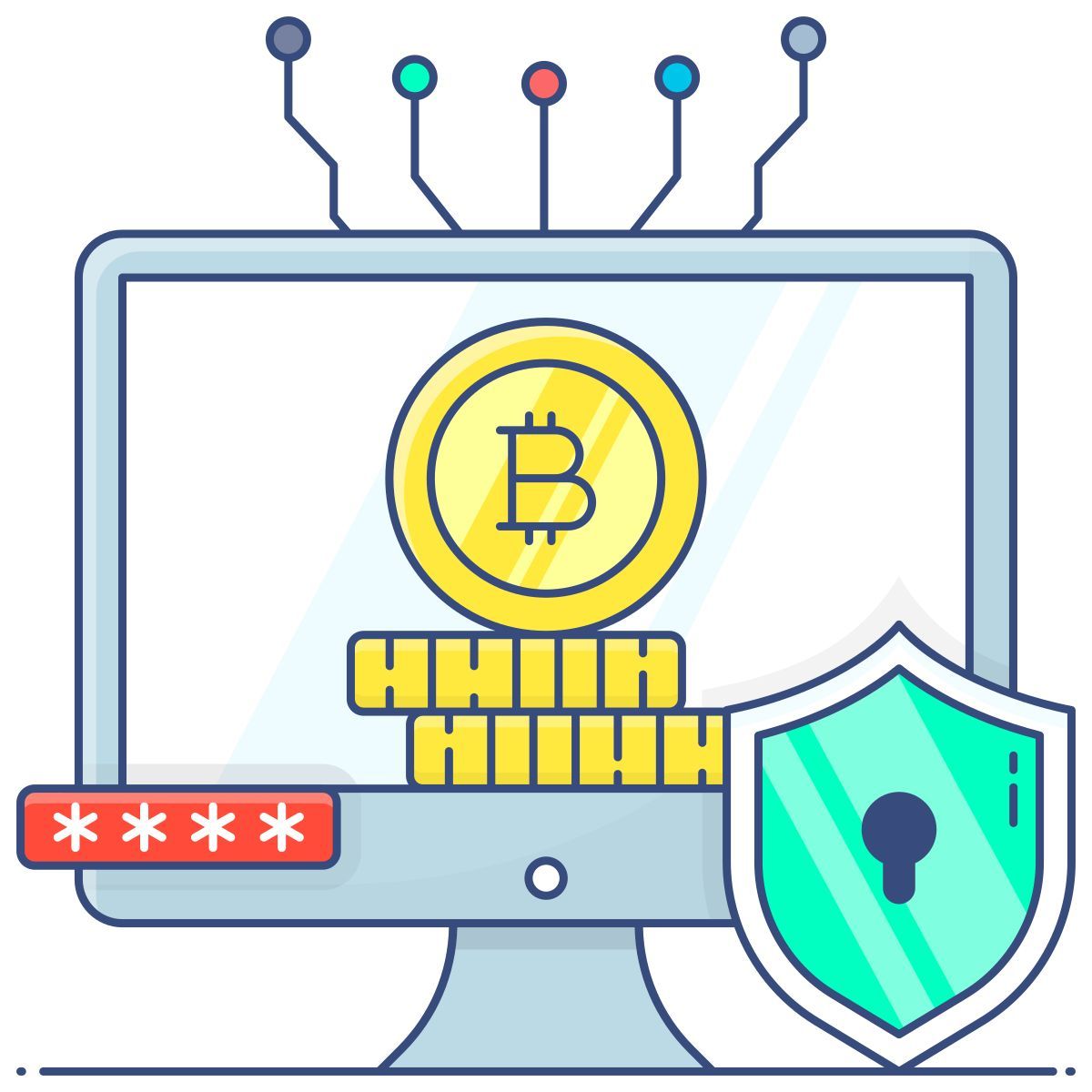 bitcoin encryption icon