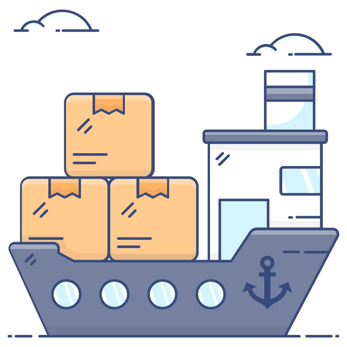 cargo ship icon