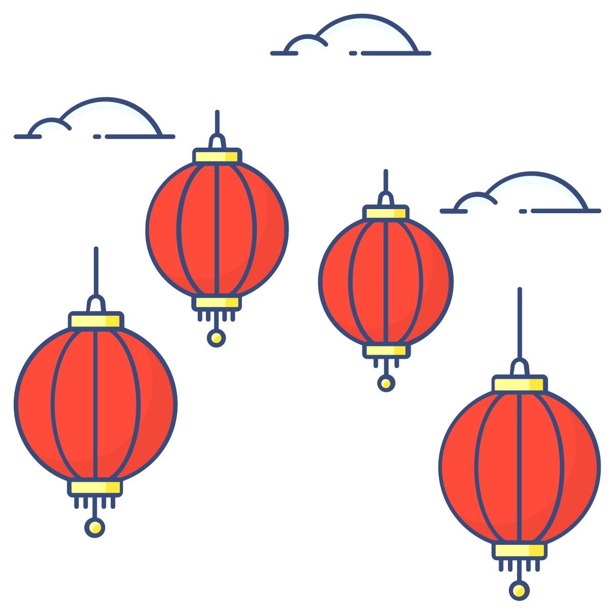 chinesische laterne icon