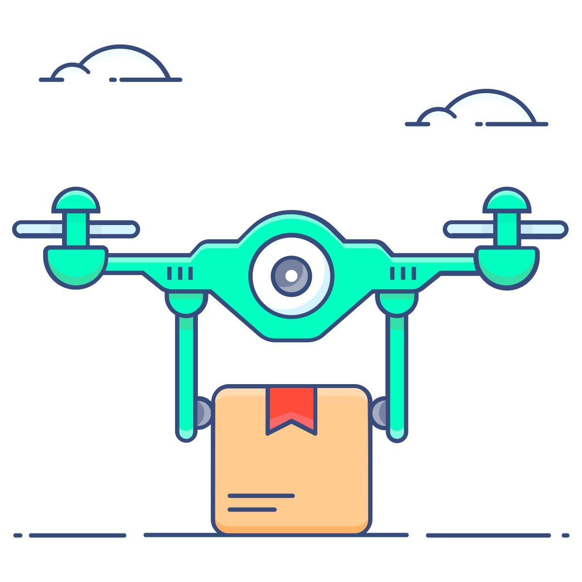 livraison par drone icon
