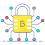 external bitcoin-encryption-blockchain-cryptocurrency-smashingstocks-thin-outline-color-smashing-stocks icon