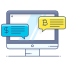 external conversation-blockchain-cryptocurrency-smashingstocks-thin-outline-color-smashing-stocks icon