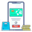 external pay-card-ecommerce-and-delivery-smashingstocks-thin-outline-color-smashing-stocks icon