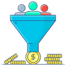 external pay-per-conversion-marketing-smashingstocks-thin-outline-color-smashing-stocks icon