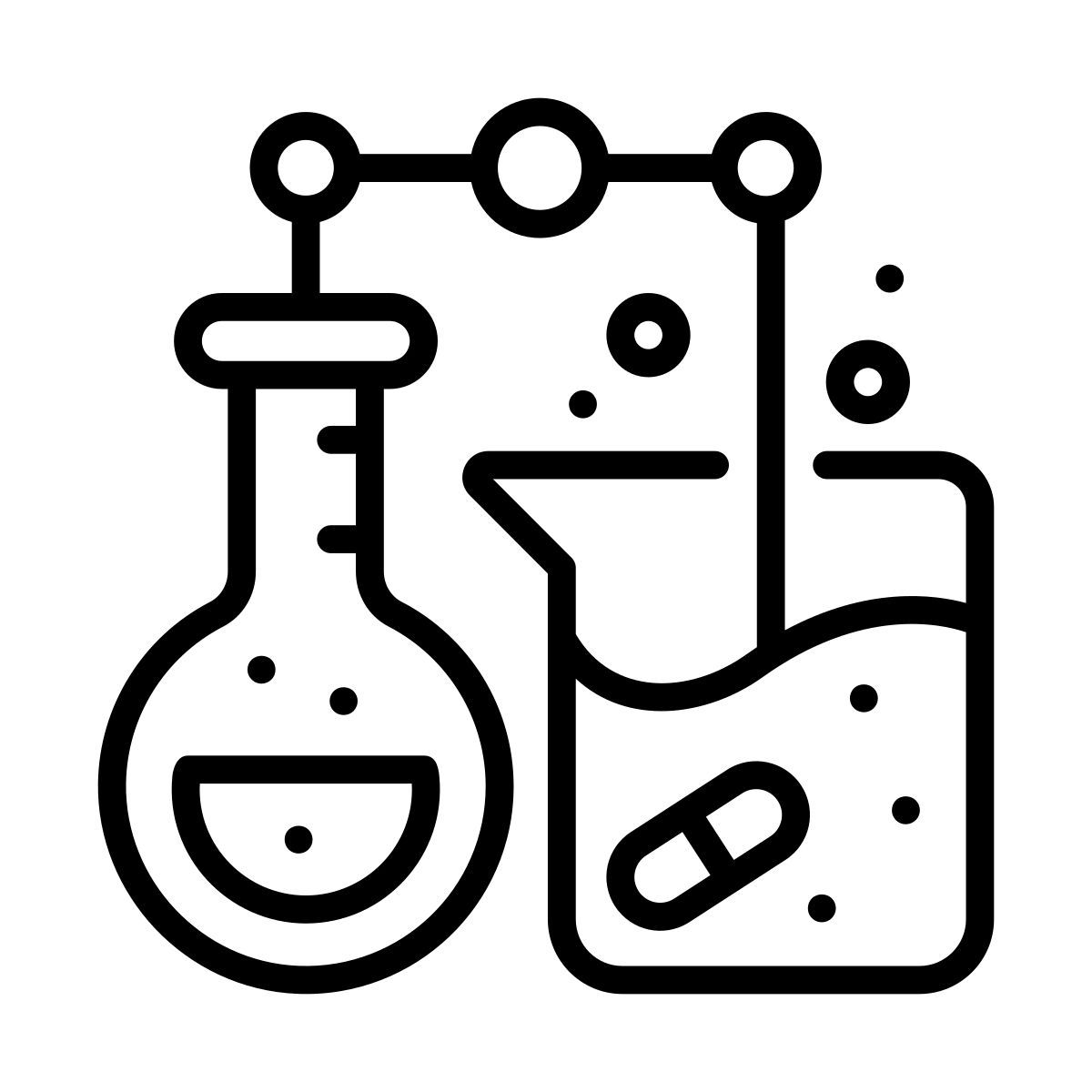 chemical practical icon