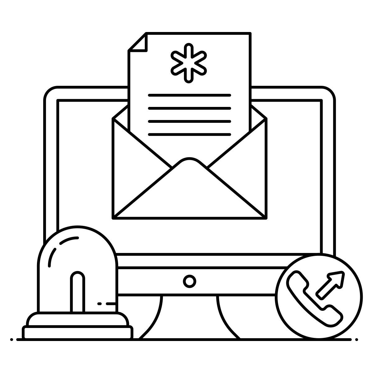 kundensupport hotline icon