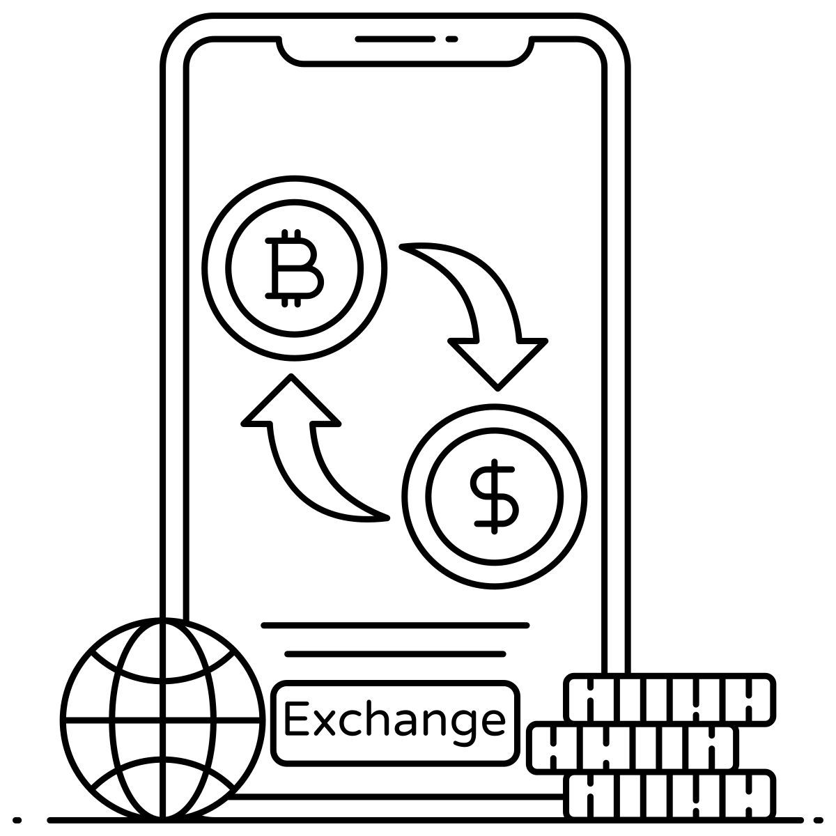 exchange money icon