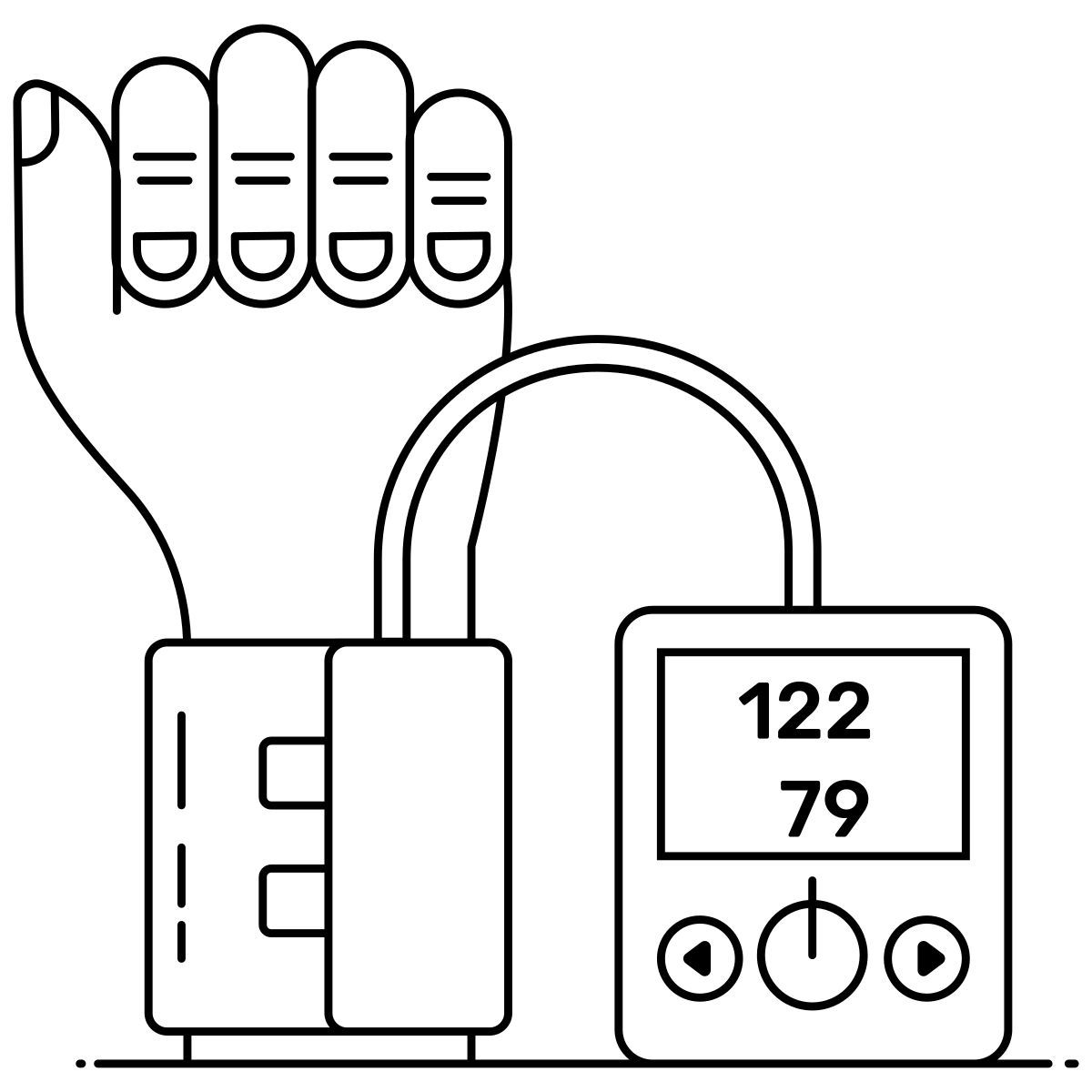 measure pressure icon