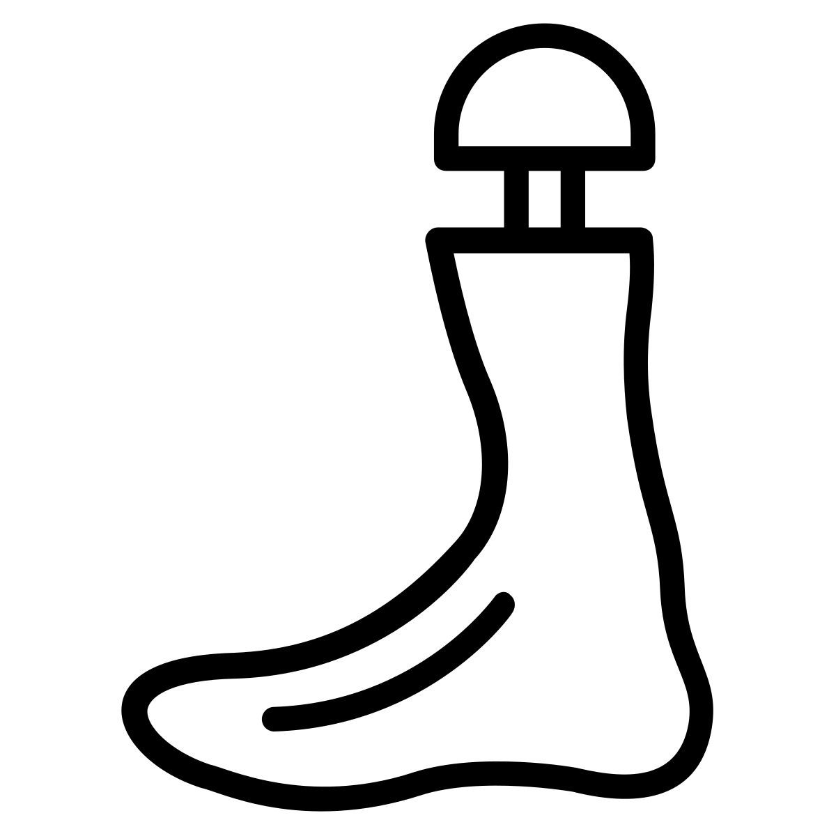 prosthetic foot icon
