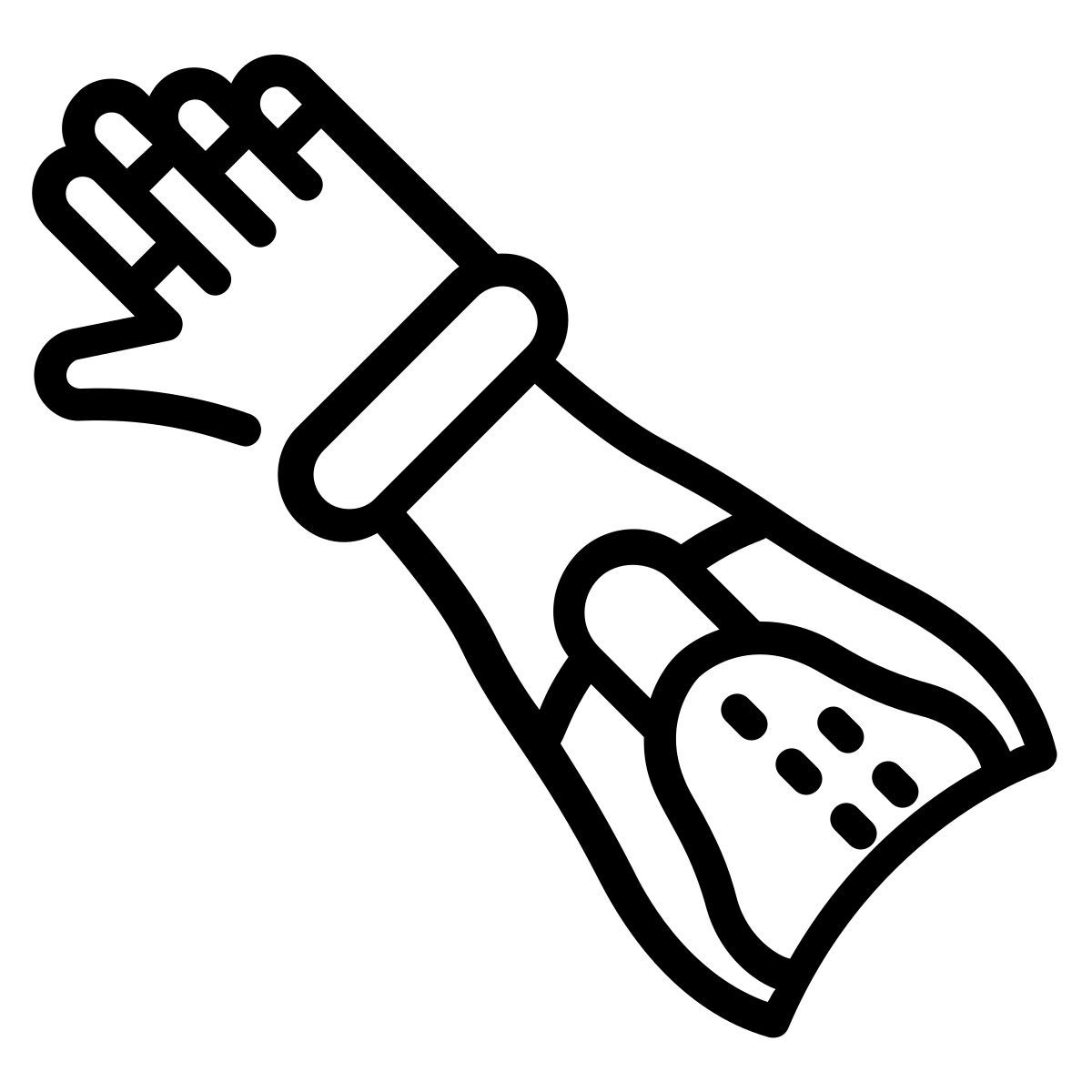 prosthetic hand icon