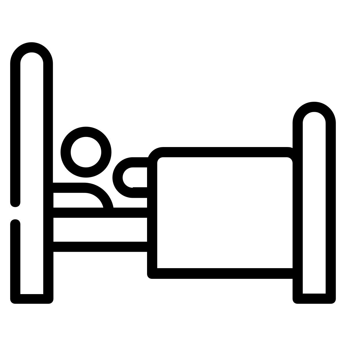 sleeping patient icon