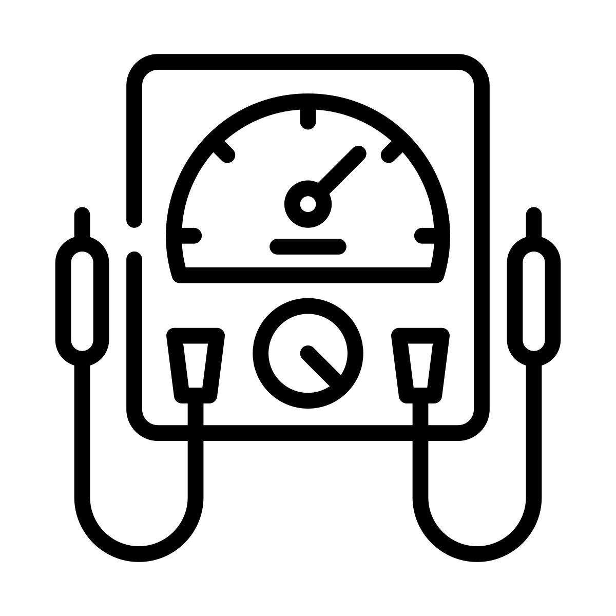 volt meter icon