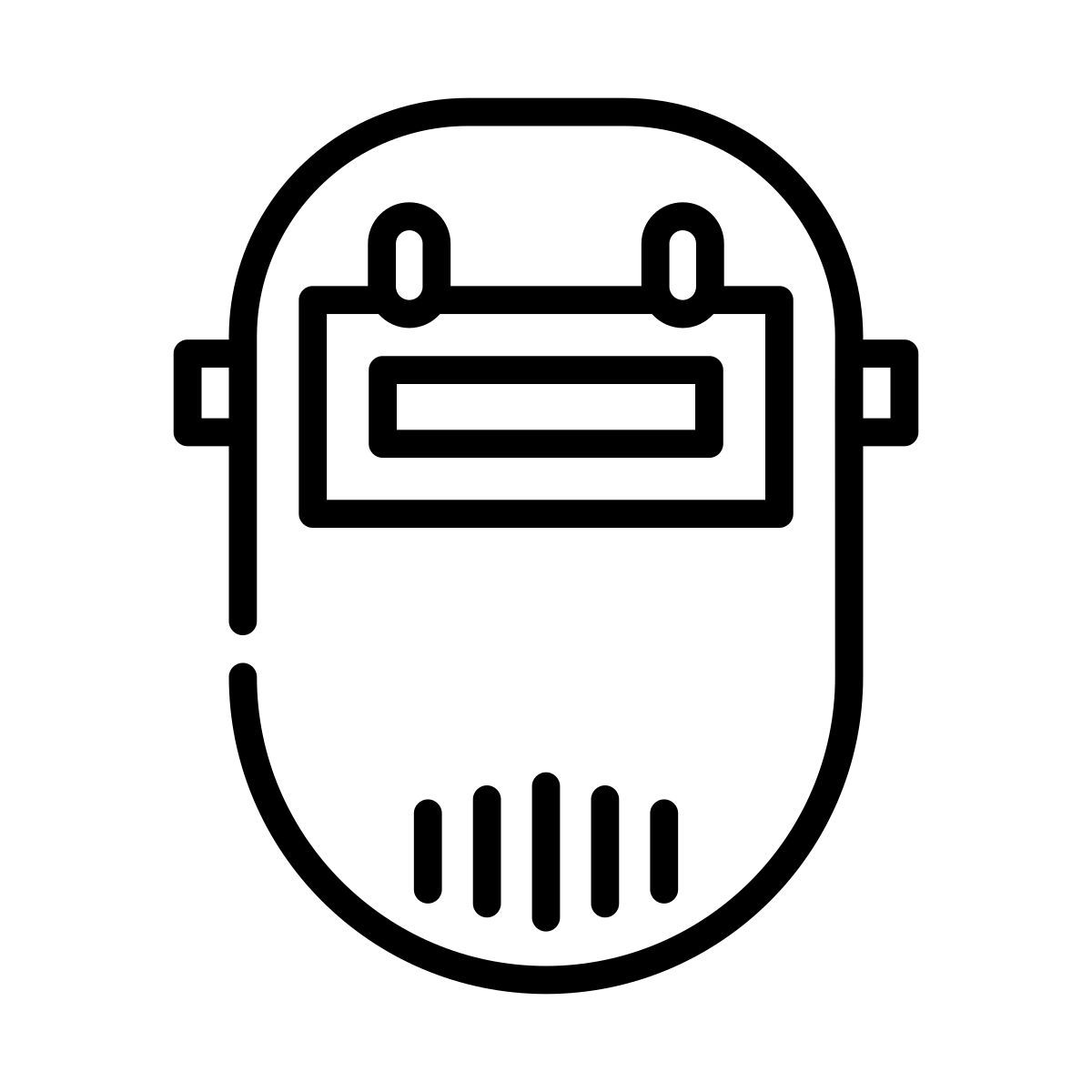 máscara de soldagem icon