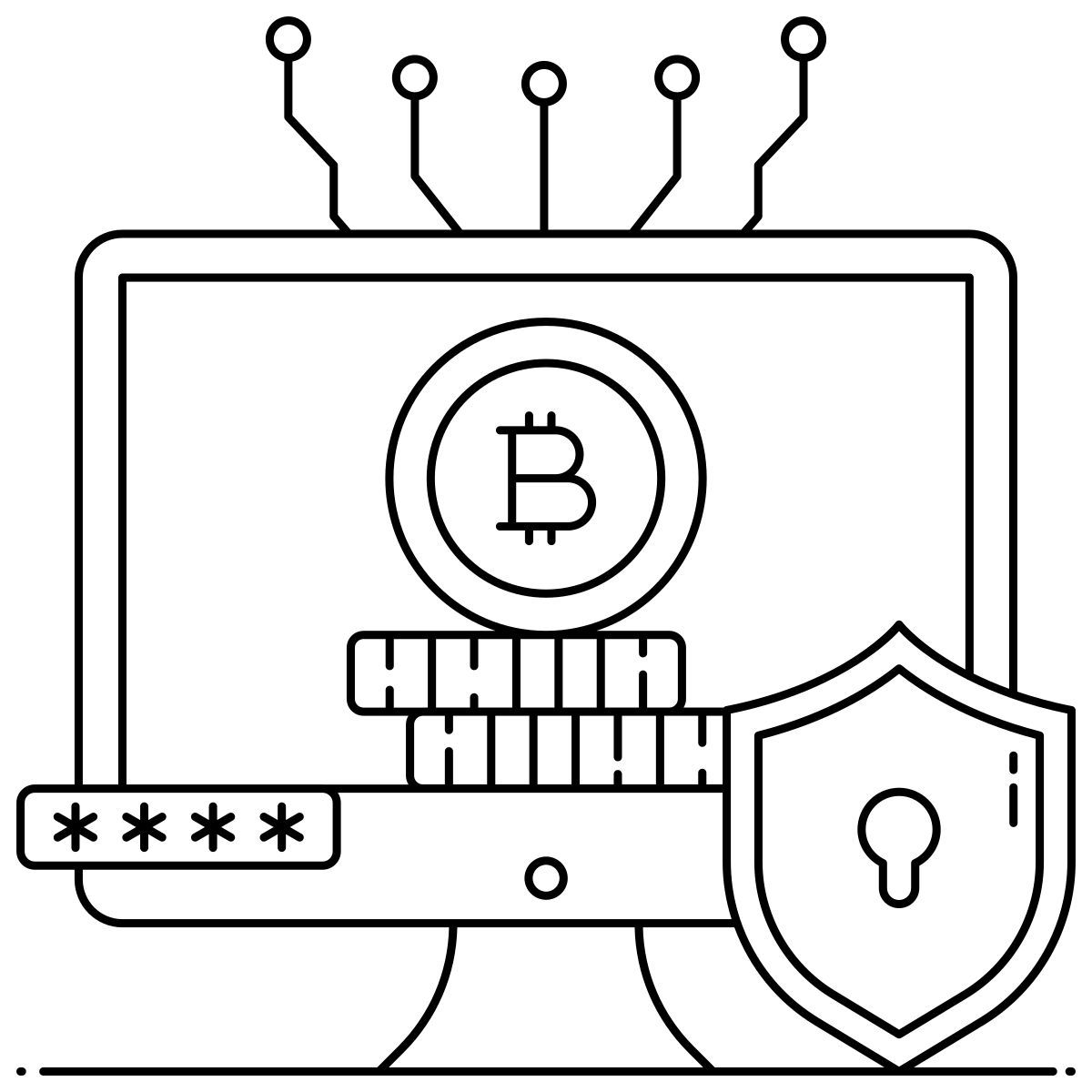 bitcoin encryption icon