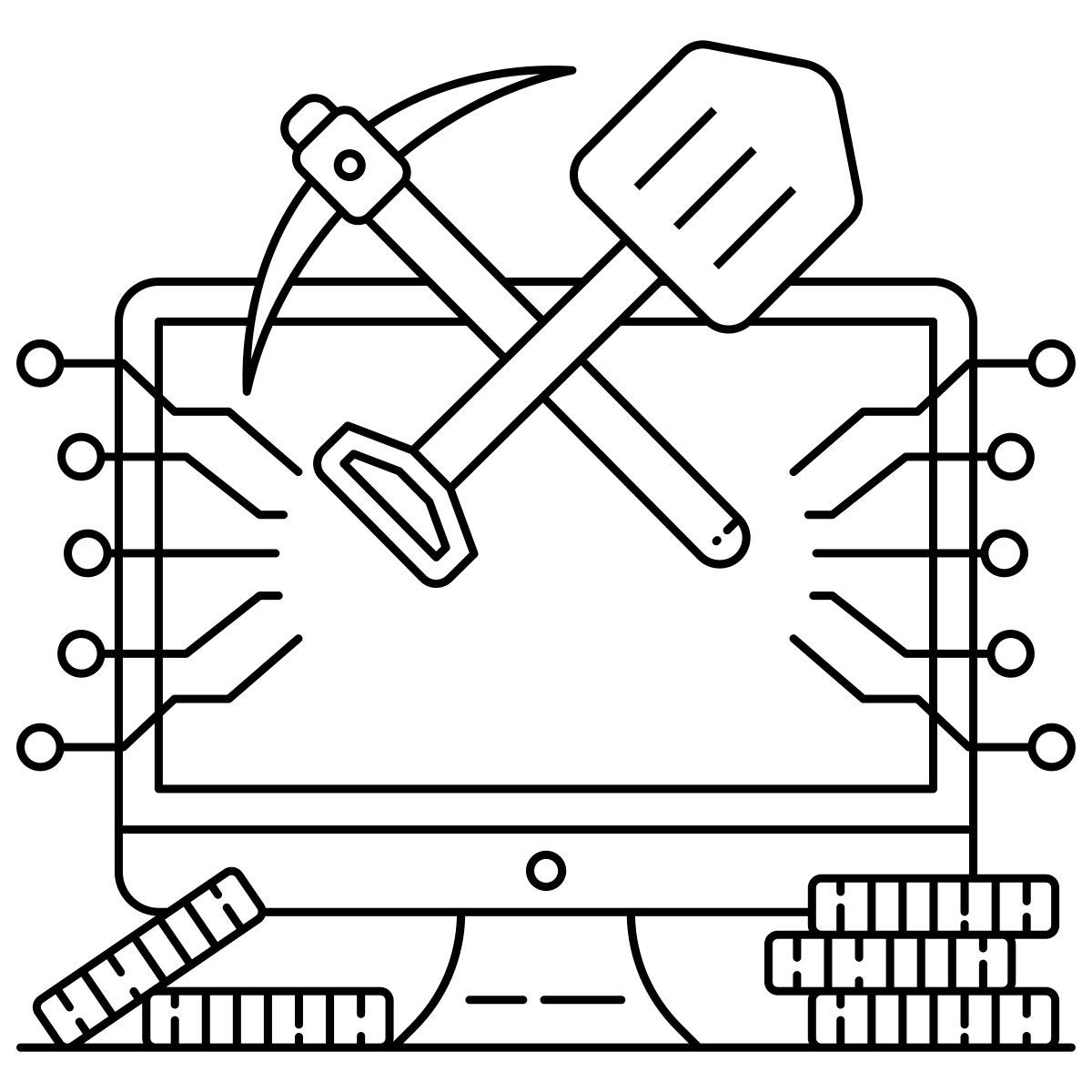 bitcoin mining icon
